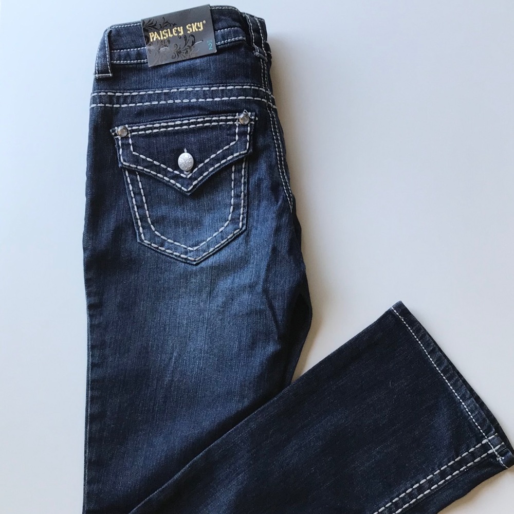 Paisley Sky Bootcut Jeans